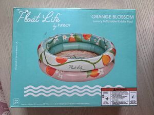 Float life Funboy orange blossom 3 tier ring kids kiddie swimming inflatable new